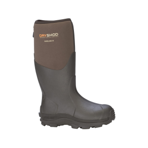 Dryshod Men's Overland Hi 17" Waterproof Hunting Boots Rubber/ Synthetic Khaki/Brown 14 D