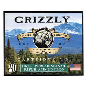Grizzly Cartridge Match Grade 7mm PRC Ammo 150 Grain Swift Scirocco II Bonded Polymer Tip Box of 20