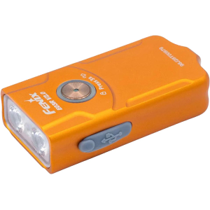 Fenix E03R V2.0 Keychain Rechargeable Flashlight Orange