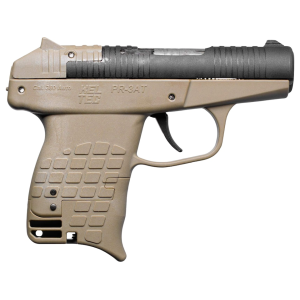 Kel-Tec PR-3AT 380 ACP Pistol 2.85" Barrel 13+1 Round Black Slide Tan Grip Tan Frame