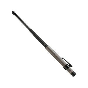 ASP Agent 40 Special Edition Concealable Baton 15.74" 7075 Aluminum Shaft Push Button Retraction Knurled Grip Titanium Gray Cerakote