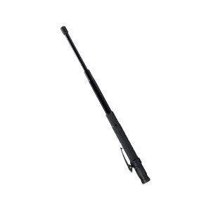 ASP Agent 40 Concealable Baton 15.74" Steel Shaft Push Button Retraction Knurled Grip Black