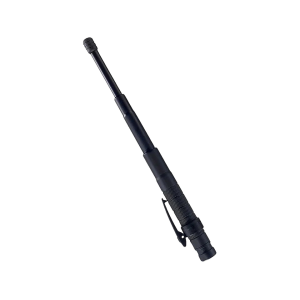 ASP Agent 30 Concealable Baton 11.8" Steel Shaft Push Button Retraction Knurled Grip Black