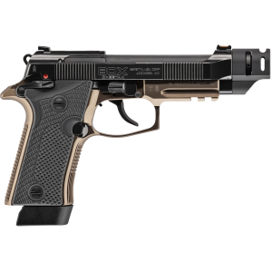 Beretta 80X Cheetah Tactical 380 ACP Pistol 4.4" Threaded Barrel 15+1 Round Black Slide Black Grip Bronze Frame