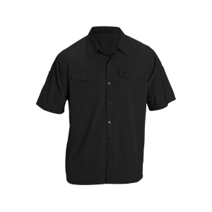 5.11 Men's Freedom Flex Short Sleeve Shirt Black Medium