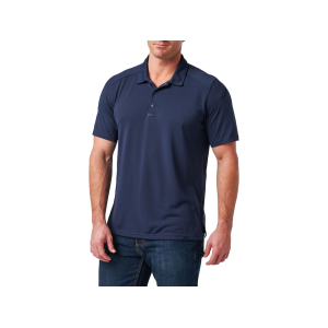 5.11 Men's Paramount Crest Short Sleeve Polo Shirt Pacific Navy Medium