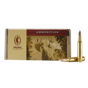 Nosler Custom 8x57mm JS Mauser (8mm Mauser) (323 Diameter) Ammo 200 Grain Nosler AccuBond Bonded Polymer Tip Box of 20