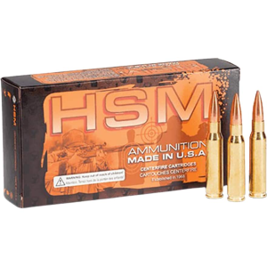 HSM 6mm PPC Ammo 70 Grain Sierra BlitzKing Polymer Tip Box of 20