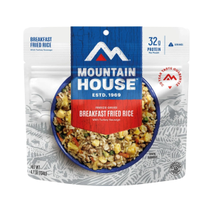 Mountain House Breakfast Fried Rice with Turkey Sausage Freeze Dried Food