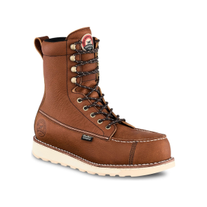 Irish Setter Men's Wingshooter ST 8" Waterproof Non-Metallic Toe Hunting Boots Leather Brown 10 EE