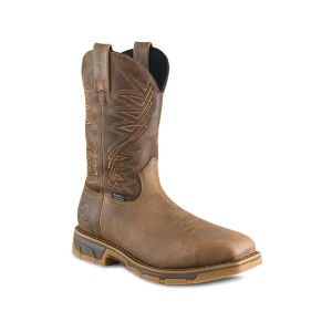 Irish Setter Men's Marshall 11" Waterproof Steel Toe Work Boots Leather Brown 11 D