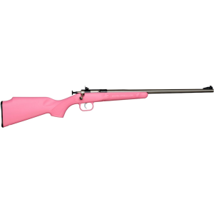 Crickett G2 Single Shot Youth Rifle 22 Long Rifle 16.125" Stainless Barrel Black Frame Pink Synthetic Monte Carlo Stock
