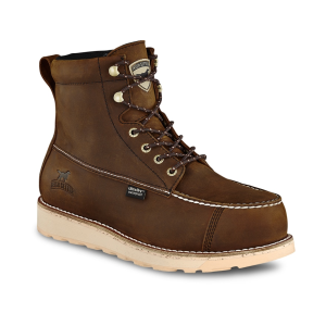 Irish Setter Men's Wingshooter ST 6" Waterproof Non-Metallic Toe Work Boots Leather Dark Brown 9.5 D