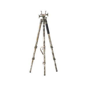 BOG DeathGrip Shooting Stick Tripod Mossy Oak Bottomland Aluminum