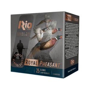 Rio Ammunition Royal Pheasant Copper 12 Gauge Ammo 2-3/4" #6 Lead Shot 1-1/4 oz Case of 250 (10 Boxes of 25)