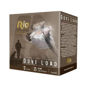 Rio Ammunition Dove High Velocity 12 Gauge Ammo 2-3/4" #8 Lead Shot 1-1/8 oz Box of 25