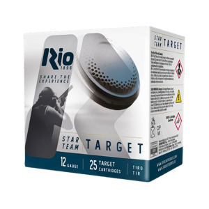 Rio Ammunition Star Team Target 12 Gauge Ammo 2-3/4" #7-1/2 Lead Shot 1-1/8 oz Box of 25