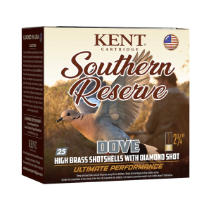 Kent Southern Reserve 28 Gauge Ammo 2-3/4" #7-1/2 Lead Shot 3/4 oz Box of 25
