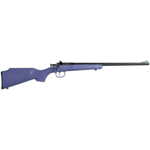 Crickett G2 Single Shot Youth Rifle 22 Long Rifle 16.125" Blued Barrel Black Frame Purple Synthetic Monte Carlo Stock