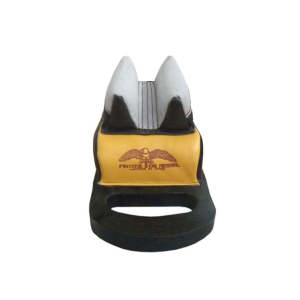 Protektor Custom Bumble Bee Dr Super Slick Silver Mid-Ear Rear Shooting Rest Bag with Carry Handle Leather Black and Yellow Filled