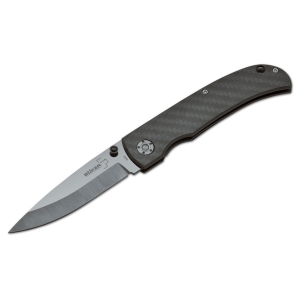 Boker Knives Anti-Gravity Pocket Knife 3.25" Drop Point Ceramic Black Blade Carbon Fiber Handle Black