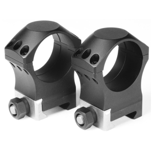 Nightforce X-Treme Duty Ultralite 6 Hole Picatinny 30mm Scope Rings Matte Black Extreme-High