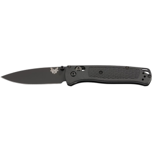 Benchmade Bugout Pocket Knife 3.24" Drop Point CPM S30V Black Blade CF-Elite Handle Black
