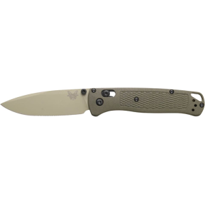 Benchmade Bugout Pocket Knife 3.24" Drop Point CPM S30V Gray Blade Grivory Handle Deep Olive