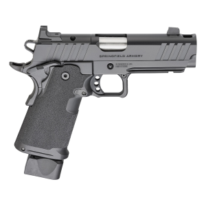 Springfield Armory 1911 DS Prodigy Comp 9mm Luger Pistol 4.25" Barrel 20+1 Round Cerakote Black Slide Black Grip Cerakote Black Frame