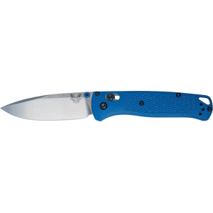 Benchmade 535 Bugout Pocket Knife 3.24" Drop Point CPM S30V Satin Blade Grivory Handle Blue