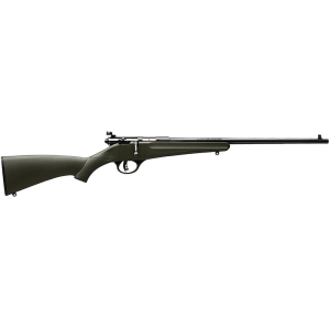 Savage Arms Rascal Bolt Action Youth Rifle 22 Long Rifle 16.13" Blued Barrel Blued Frame Green Compact Stock
