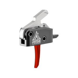 Rise Armament High Performance AR-15, AR-10 Single Stage Trigger Flat Red