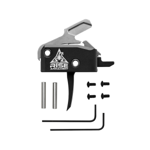 Rise Armament High Performance AR-15, AR-10 Single Stage Trigger Flat Black
