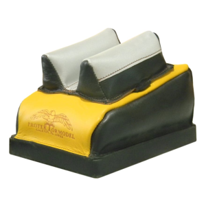 Protektor Custom Bumble Bee Dr Super Slick Silver Bunny Ear Rear Shooting Rest Bag Leather Black and Yellow Filled