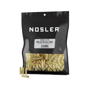 Nosler 300 AAC Blackout Brass Bag of 250