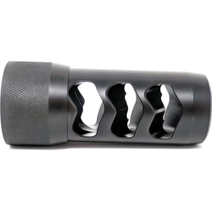 Area 419 Hellfire Self Timing Muzzle Brake 6mm with 5/8"-24 Universal Thread Adapter Stainless Steel Nitride