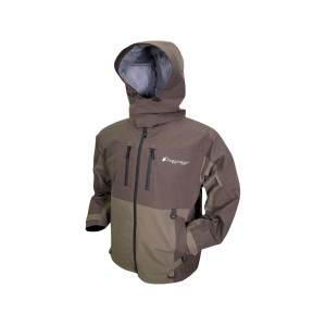 Frogg Toggs Men's Pilot Guide II Rain Jacket Stone and Taupe 2XL