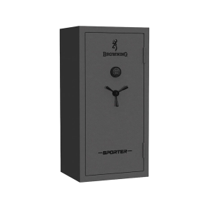 Browning Sporter Fire-Resistant 23 Gun Safe with Electronic Lock Hammer Gloss Gray - Browning
