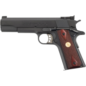 Colt Gold Cup National Match 38 Super Pistol 5" Barrel 9+1 Round Blued Slide Rosewood Grip Blued Frame