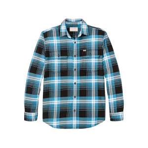 Filson Men's Vintage Flannel Work Shirt Blue/Black Multi 2XL - Filson
