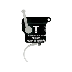 TriggerTech Primary Single Stage Trigger for Remington 700 with Bolt Release Curved Silver
