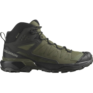 Salomon X Ultra 360 Mid GTX Hiking Boots Synthetic Olive Night/Black/Peat Men's 14 D
