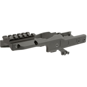 Midwest Industries AK Alpha Series Picatinny Red Dot Mount Steel Black