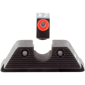 Trijicon HD Night Sight Set for Glock 20, 21, 21SF, 29, 30, 36, 41 Steel Matte 3-Dot Tritium Green with Orange Front Dot Outline