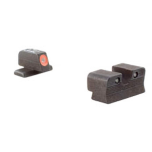 Trijicon HD Night Sight Set for Sig Sauer #8 Front, #8 Rear P225, 226, 228, 239 357 Sig, 9mm Steel Matte 3-Dot Tritium Green with Orange Front Dot Outline