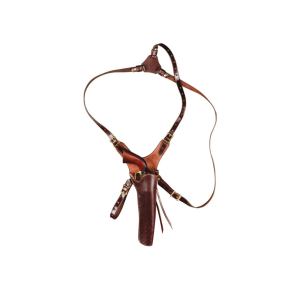 Triple K 602 Hunter's Shoulder Holster Right Hand Remington 1858 8" Leather Havana