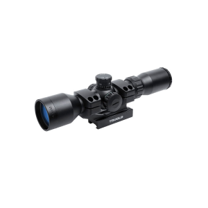 TRUGLO Tactical Rifle Rifle Scope 3-9x 42mm Illuminated Mil Dot Reticle Matte Black