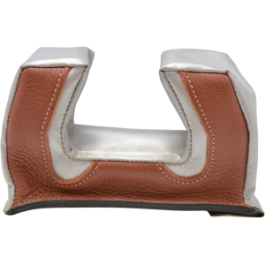 Edgewood EDGE New Farley Front Shooting Rest 2-1/4" Ear Spread with Slick Ear Material Unfilled Silver