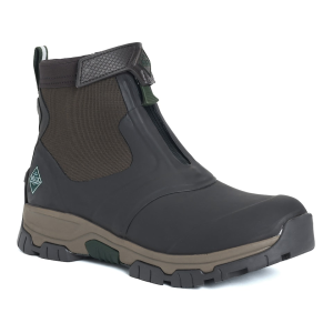 Muck Boots Men's Apex Mid Zip Waterproof Hunting Boots Rubber Dark Brown 13 D