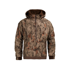 Natural Gear Men's Waterfowl Quarter Zip Hoodie Natural Gear Camo Medium - Natural Gear